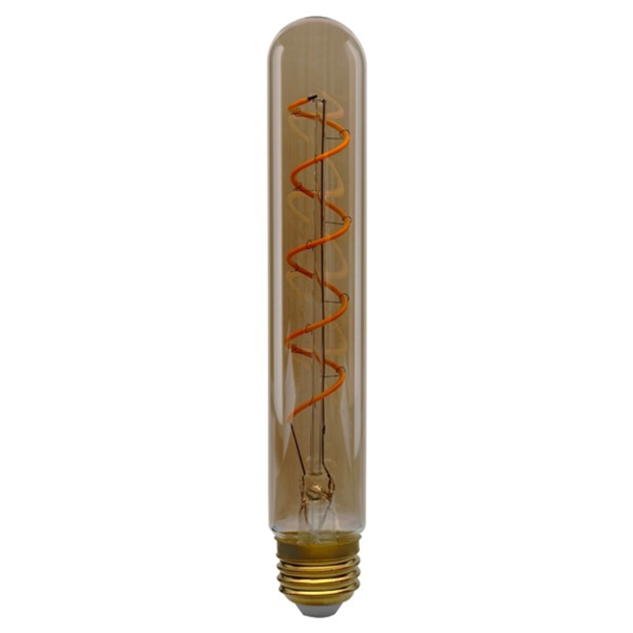 Satco 4w T9 LED Amber 2200K 260Lm Vintage Style Filament E26 Base Bulb